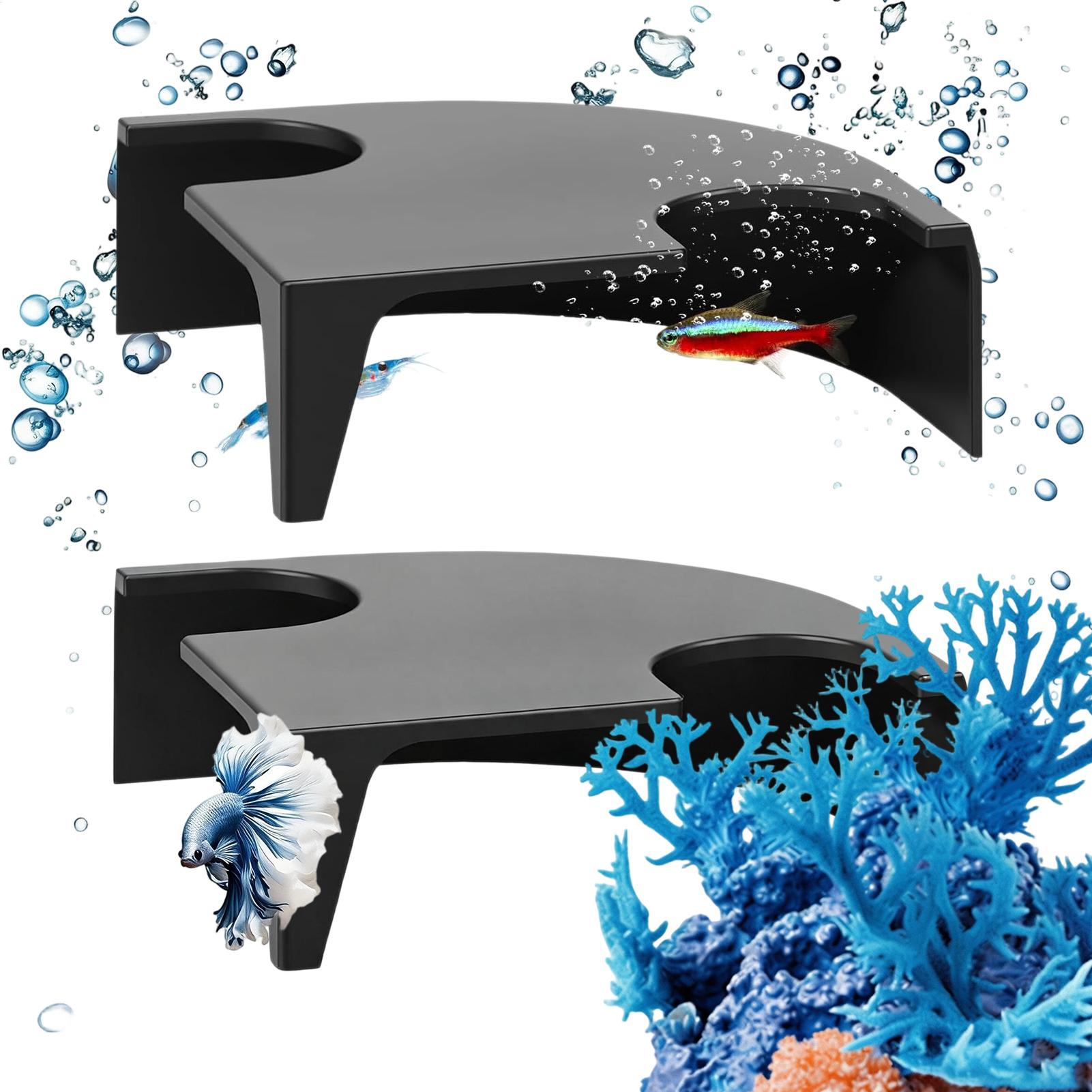 Non Planted Aquarium Fish - Fish Cave For Aquarium Landscaping Double-Opening