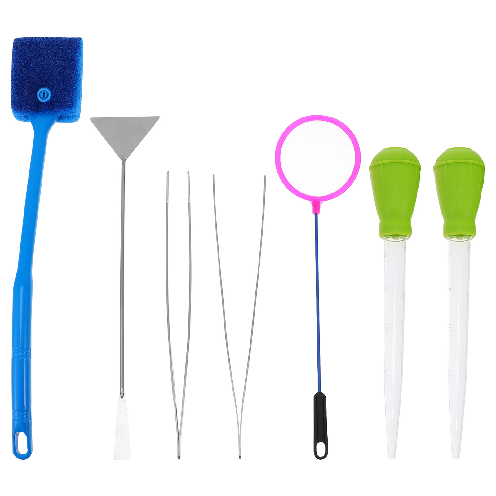 Planted Aquarium Cleaning Kit - 7pcs Tank Plant Tool Cleaning Tools