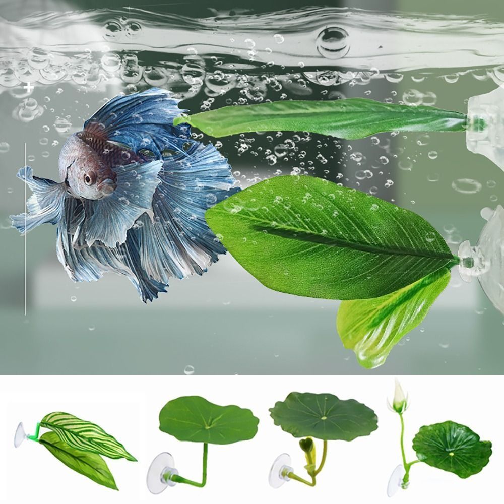 Plastic Betta Fish Rest Leaf S - Aquarium Plant Rings recension och pris