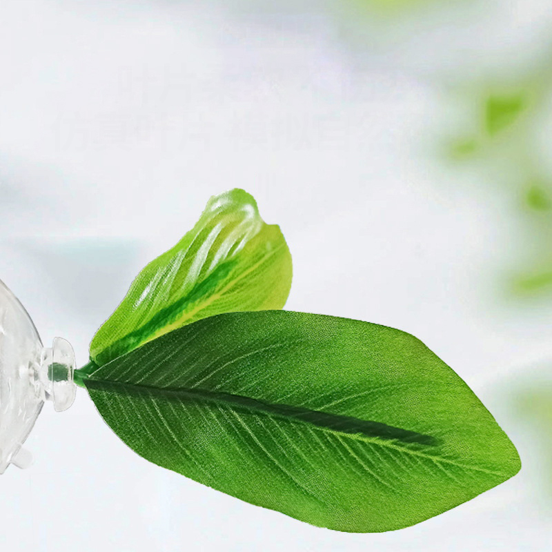 1 Pc Green Leaf Hammock For Be - Planted Aquarium Betta recension och pris