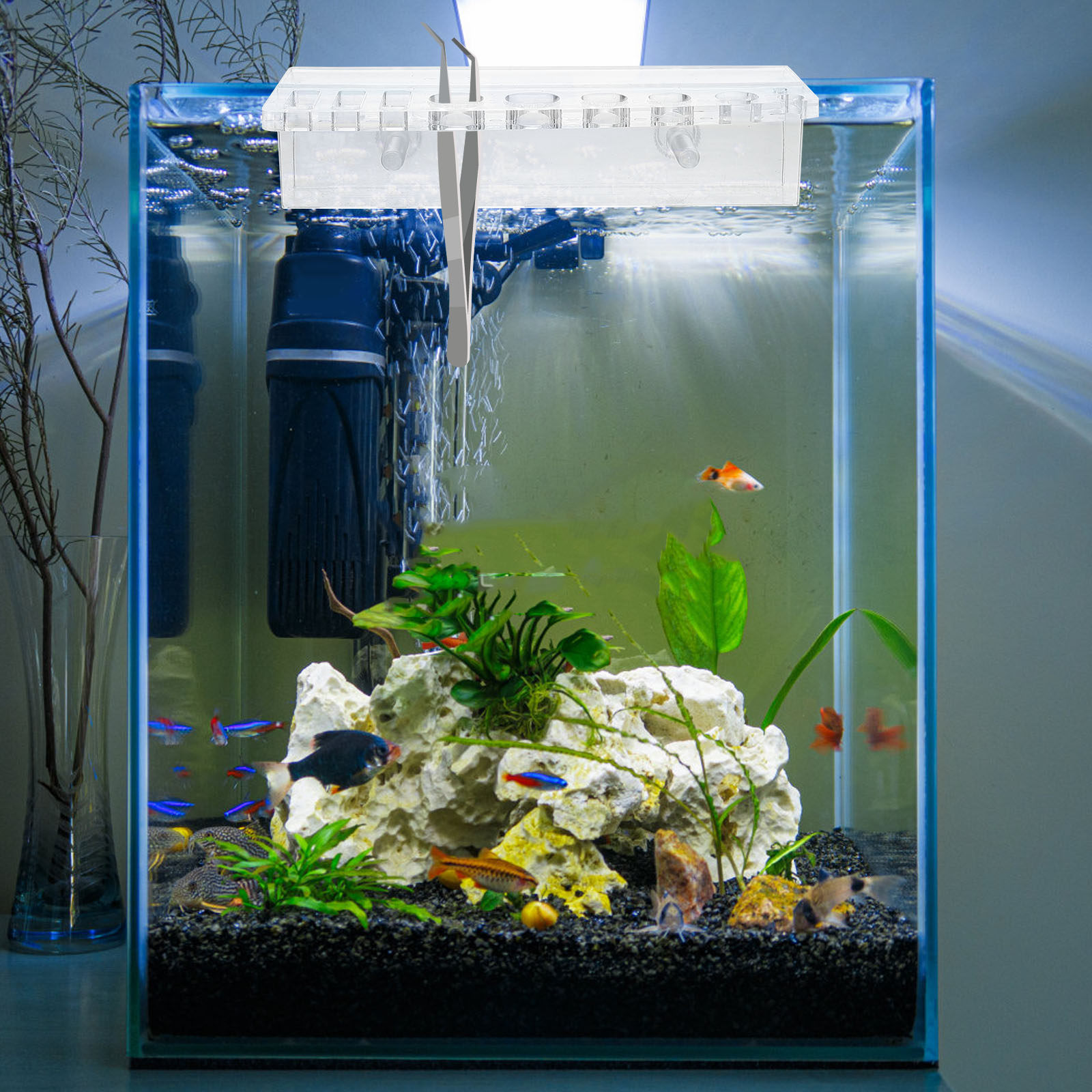 Aquarium Tool Holder Acrylic F - Aquarium Planted Wall recension och pris
