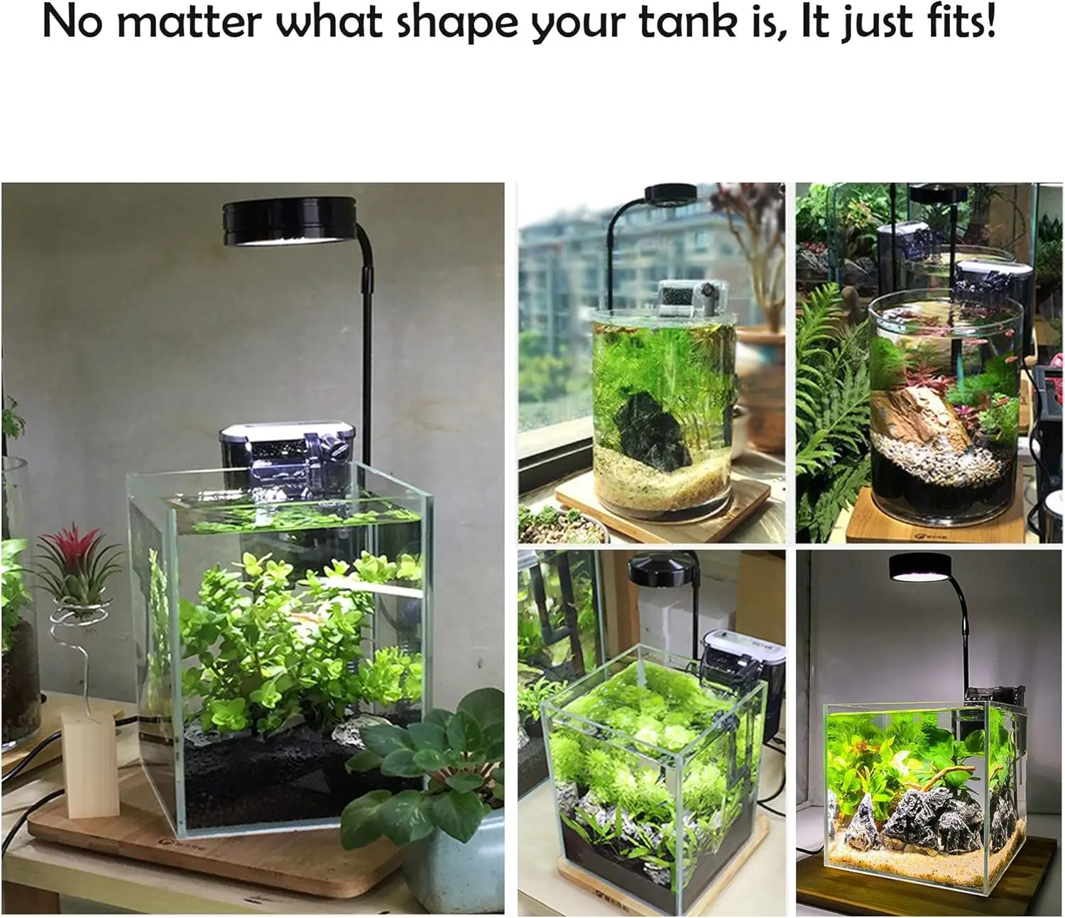 LED Aquarium Grow Light with B - Planted Aquarium Betta recension och pris
