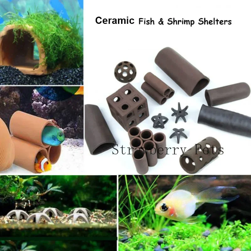 Ceramic Aquarium Decoration Fi - Aquarium Plant Rings recension och pris