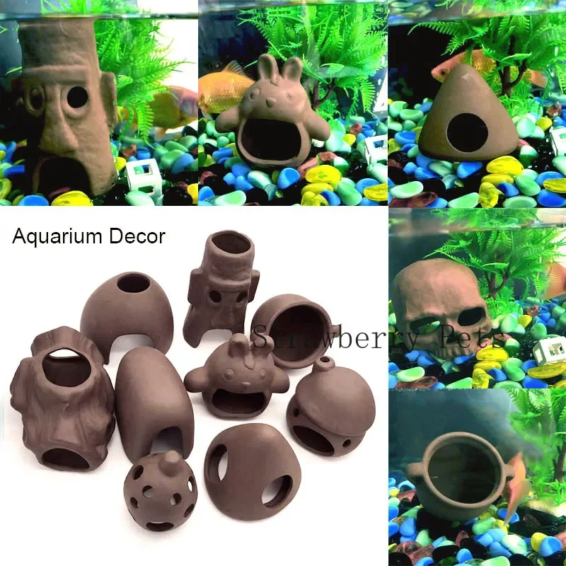 Ceramic Aquarium Decoration Fi - Aquarium Plant Rings recension och pris