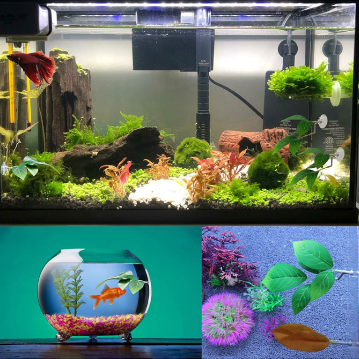 1 PC Betta Fish Hammock Soft A - Planted Aquarium Betta recension och pris