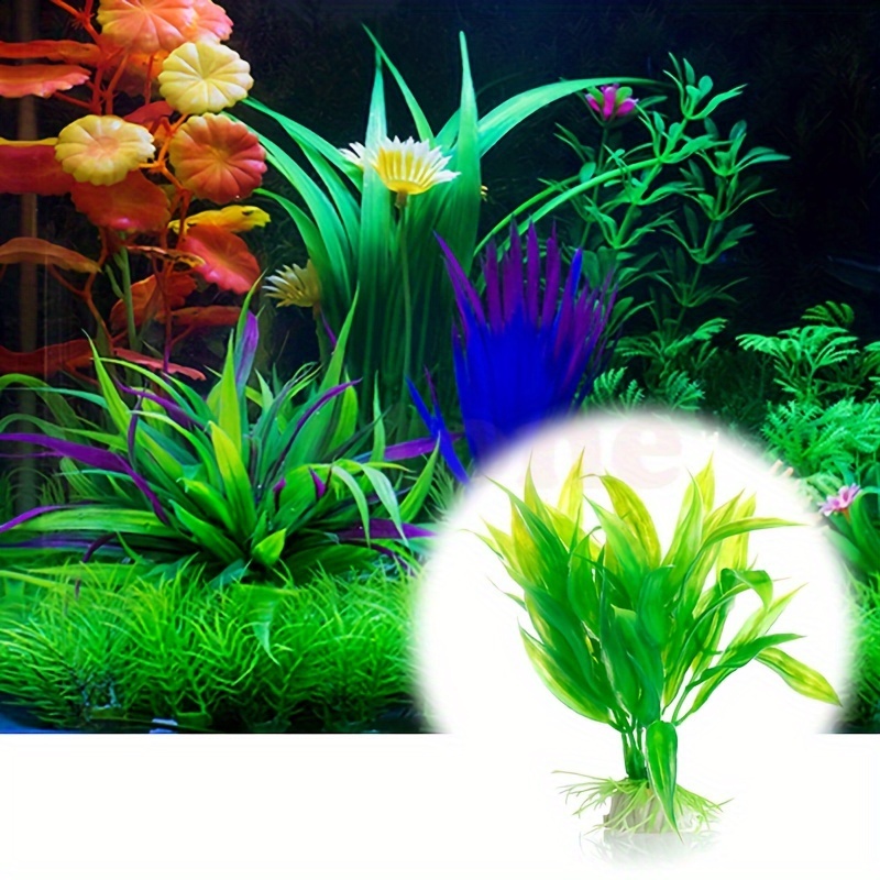 10pcs Artificial Aquatic Plant - Non Planted Aquarium Fish recension och pris