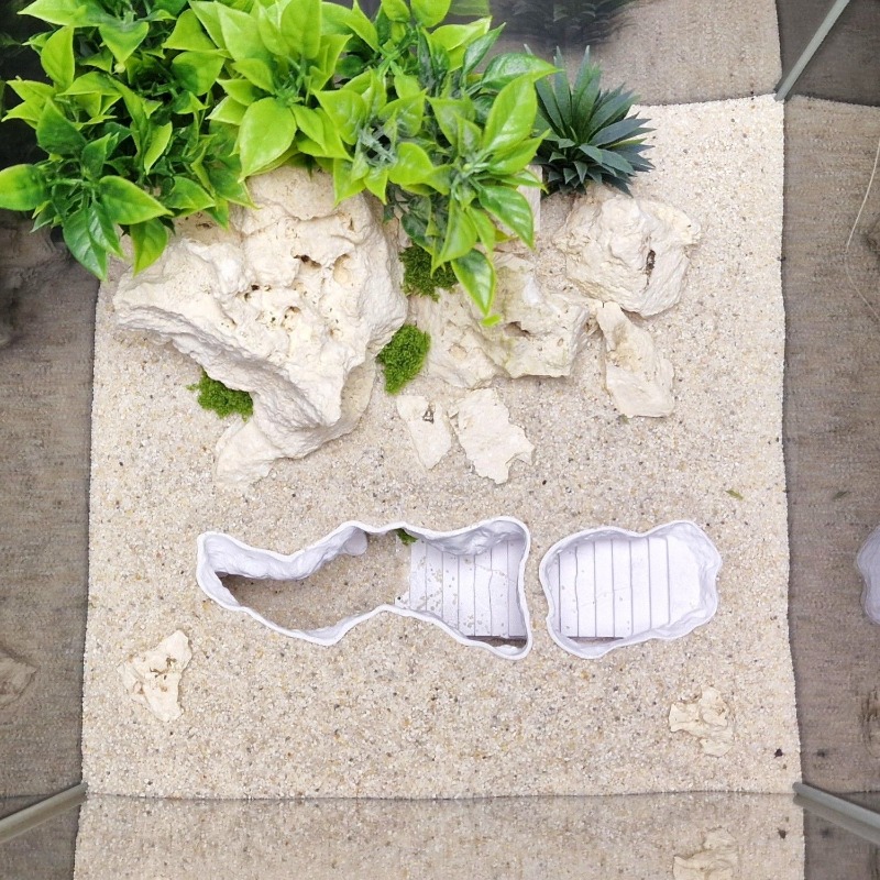 3D Printed Fish Tank Cave, Art - Aquarium Plant Rings recension och pris