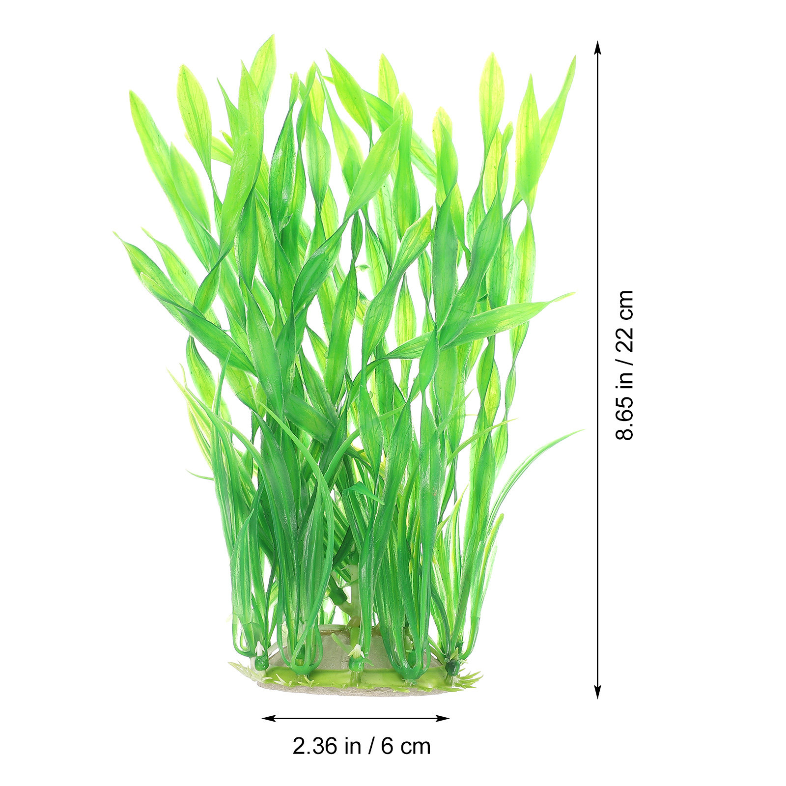 2Pcs Premium Fake Aquatic Plan - Non Planted Aquarium Fish recension och pris