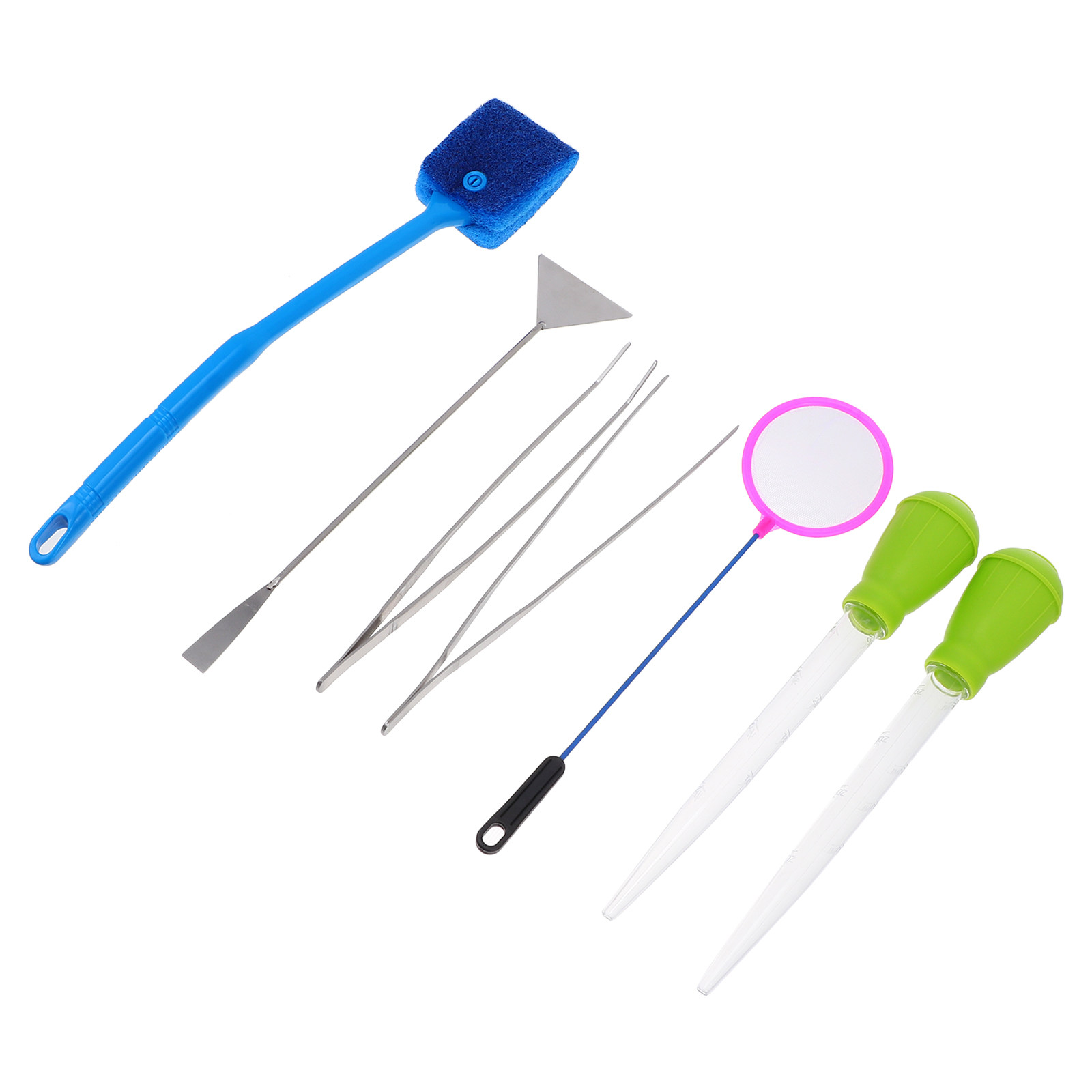 7pcs Tank Plant Tool Cleaning  - Planted Aquarium Cleaning Kit recension och pris