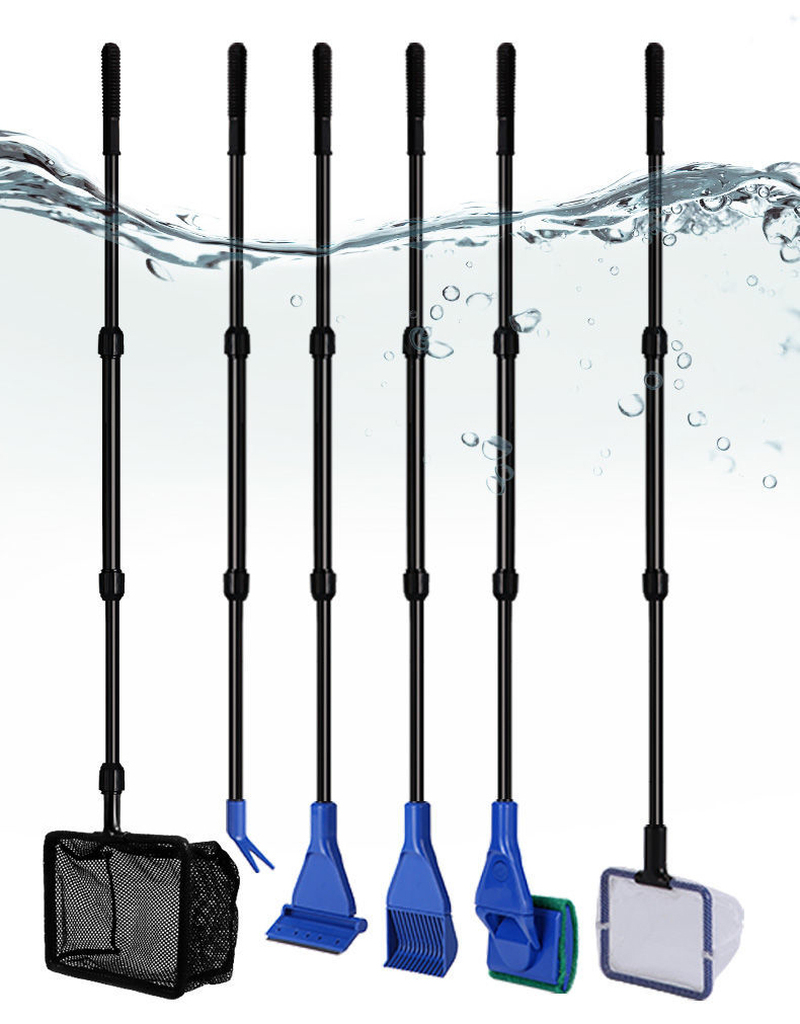 6-IN-1 Aquarium Cleaning Tools - Planted Aquarium Cleaning Kit recension och pris
