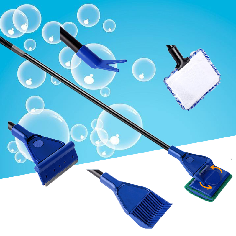6-IN-1 Aquarium Cleaning Tools - Planted Aquarium Cleaning Kit recension och pris